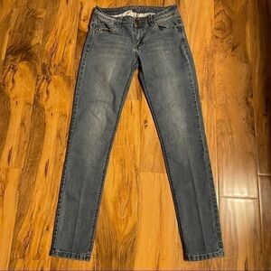 h&g Skinny Straight Jeans Size 7 Stretch Denim Mid Rise Blue
